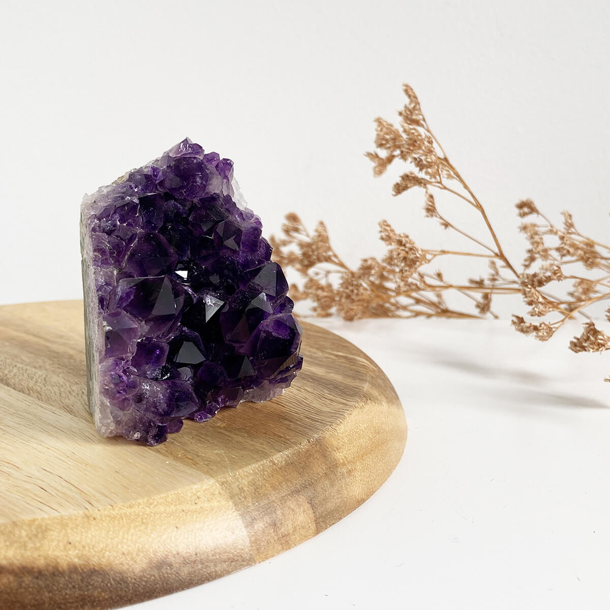 Drusa de amatista extra vertical pequeña