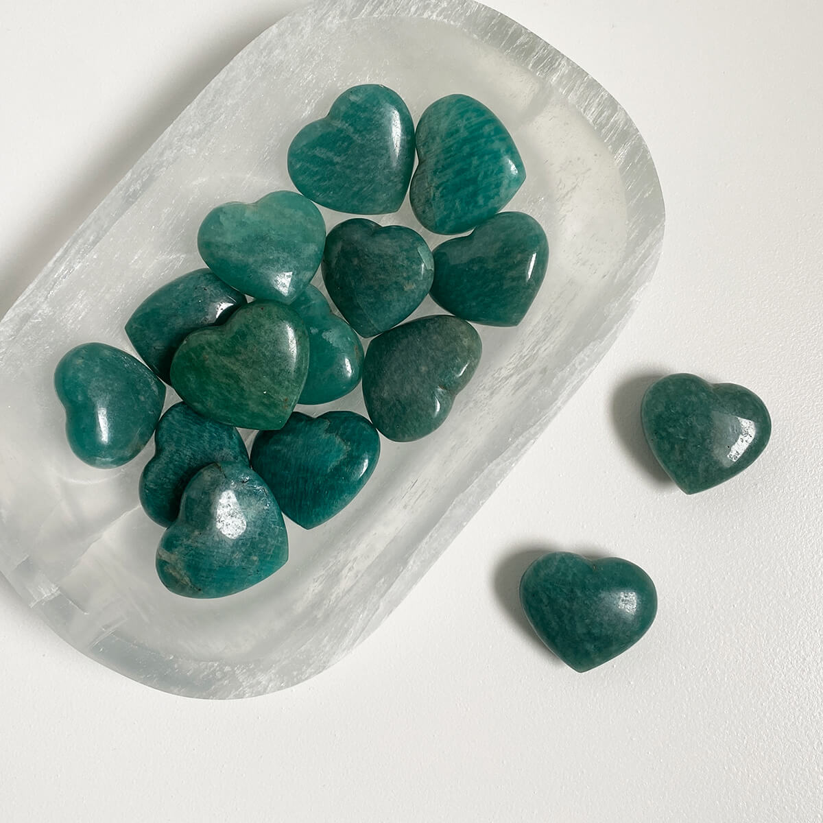 corazón de amazonita mini