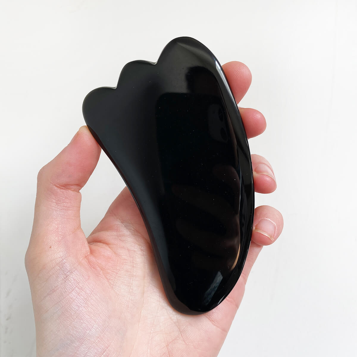 guasha obsidiana grande