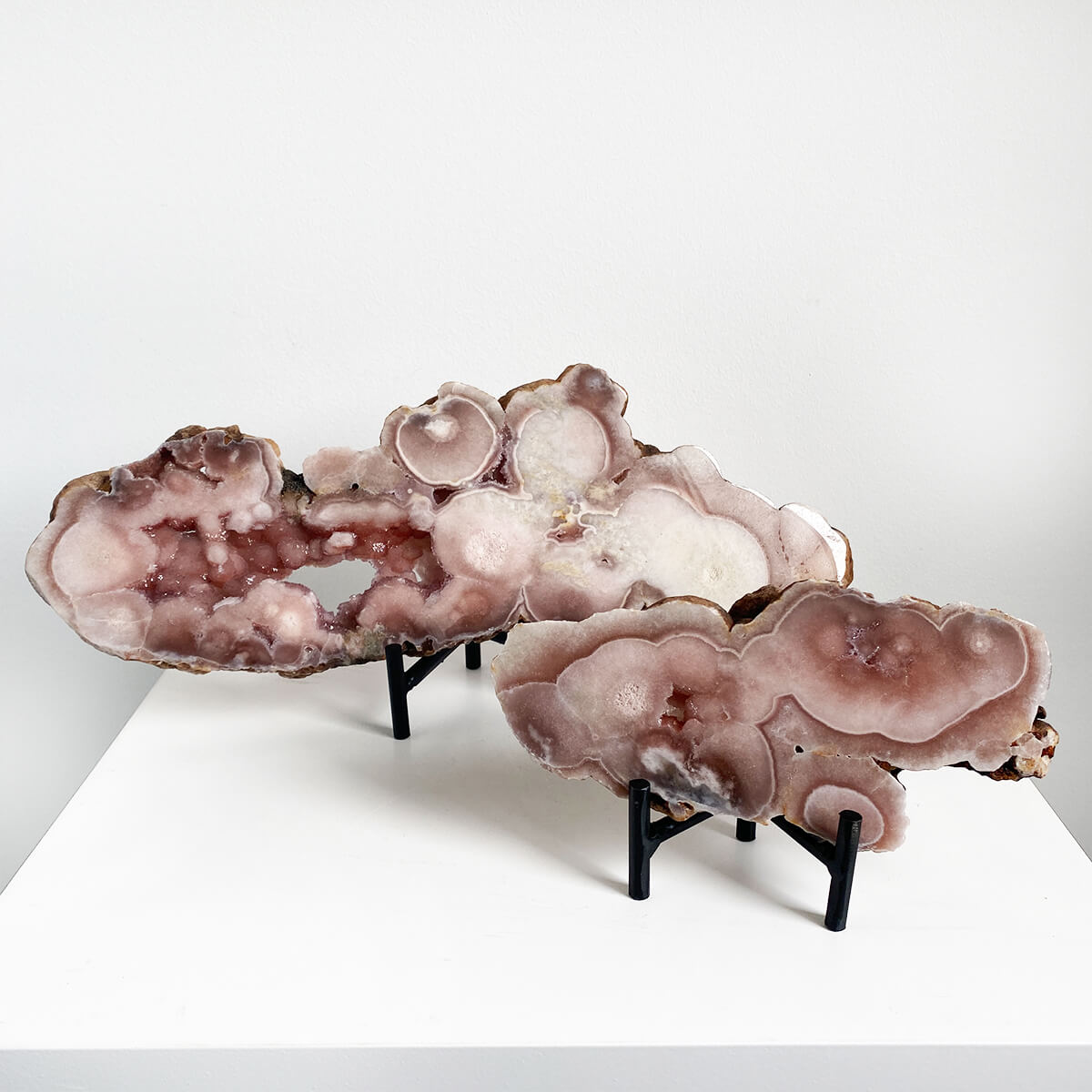 placa de amatista rosa