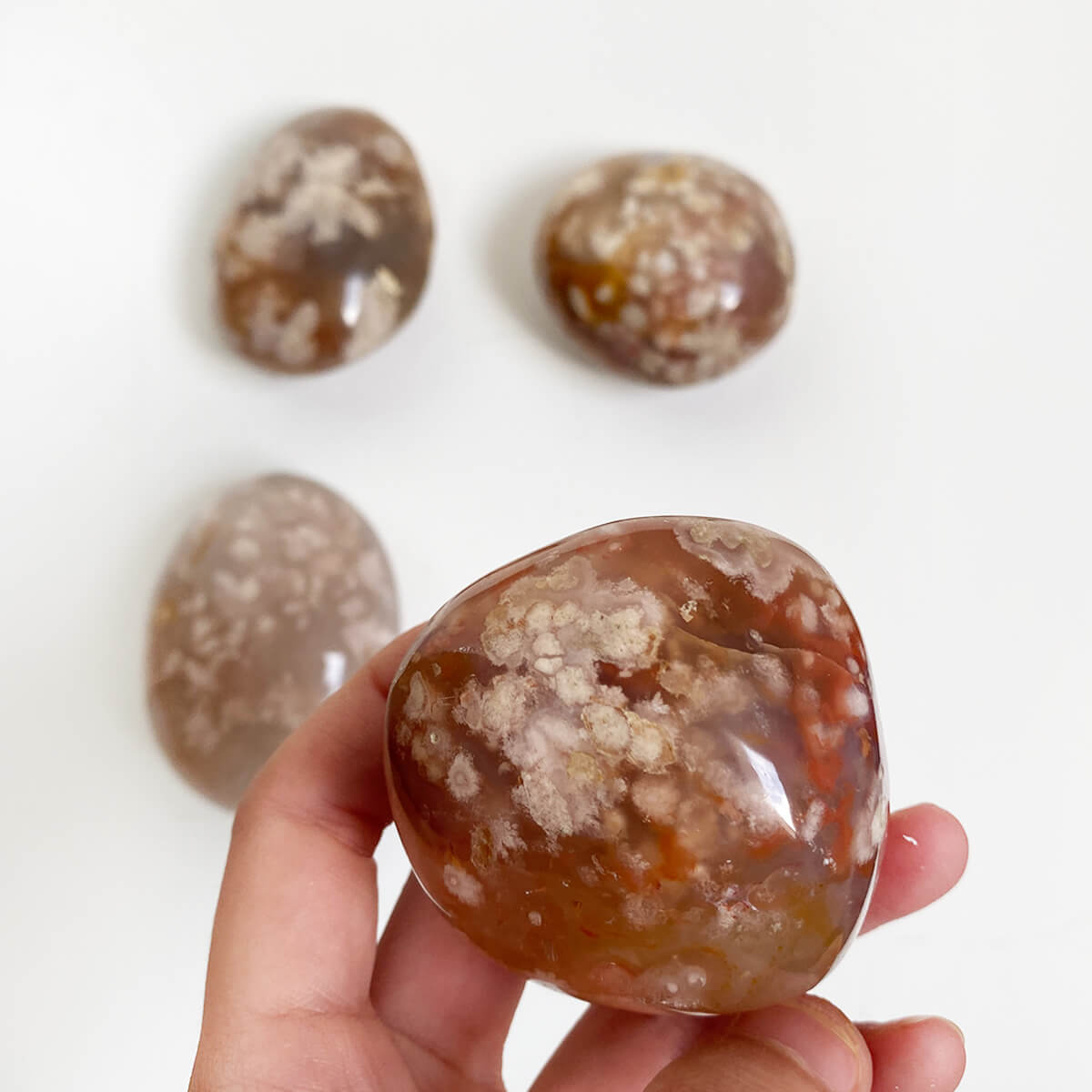 rodado de ágata sakura grande