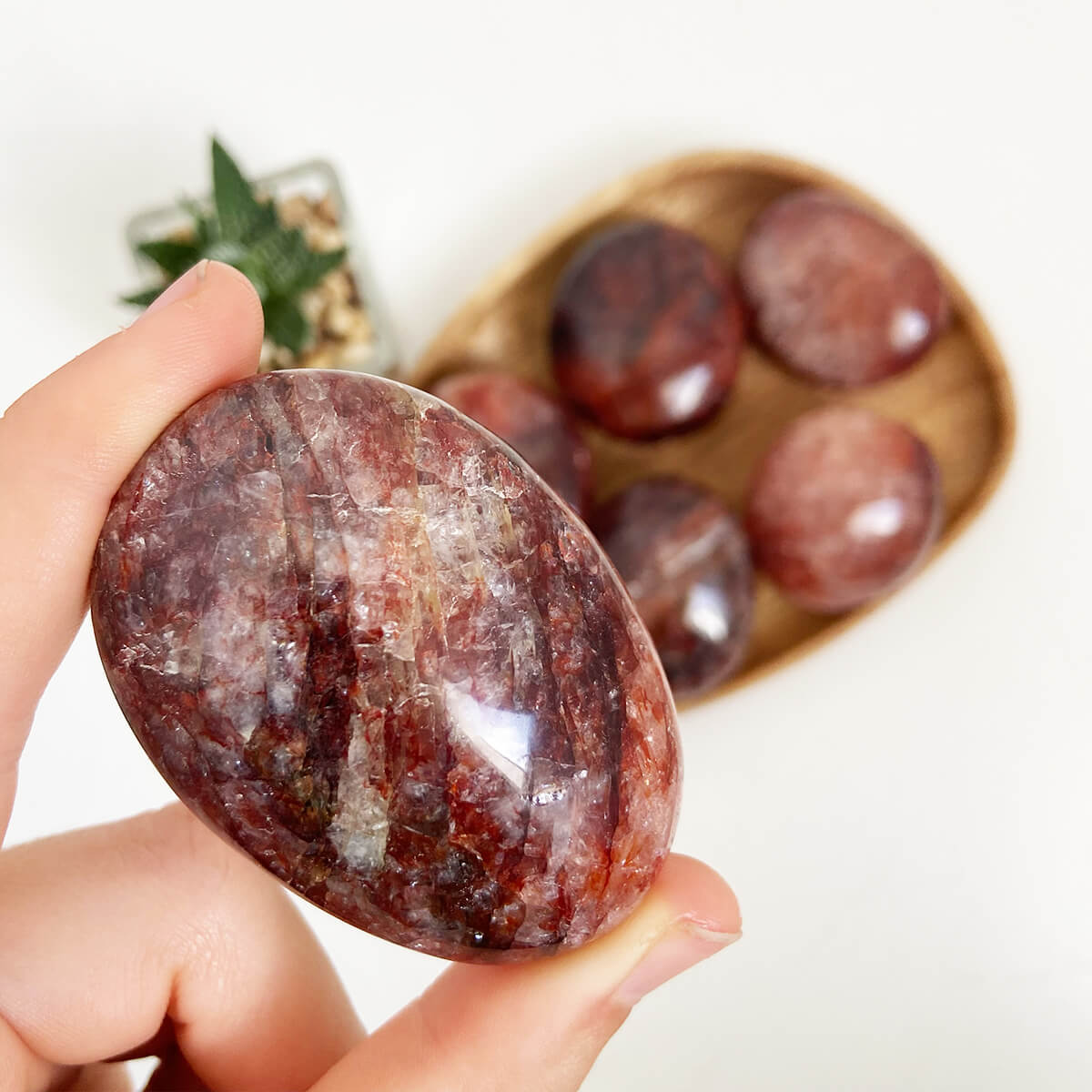 rodado de cuarzo hematoide