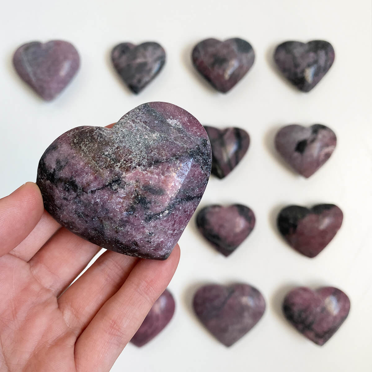 corazón de rodonita brasil