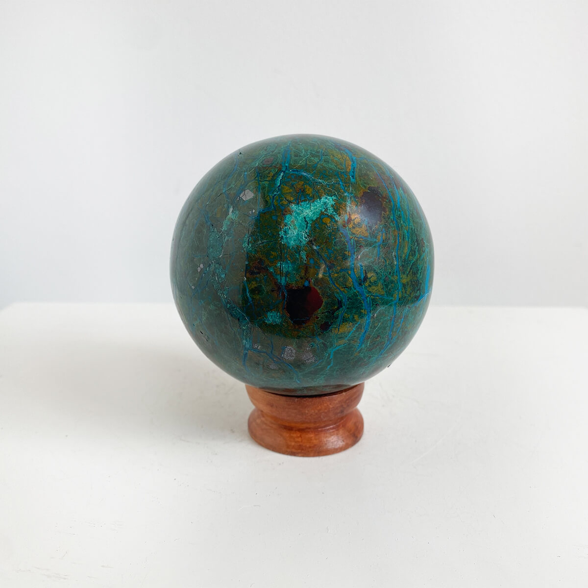 esfera de crisocola grande