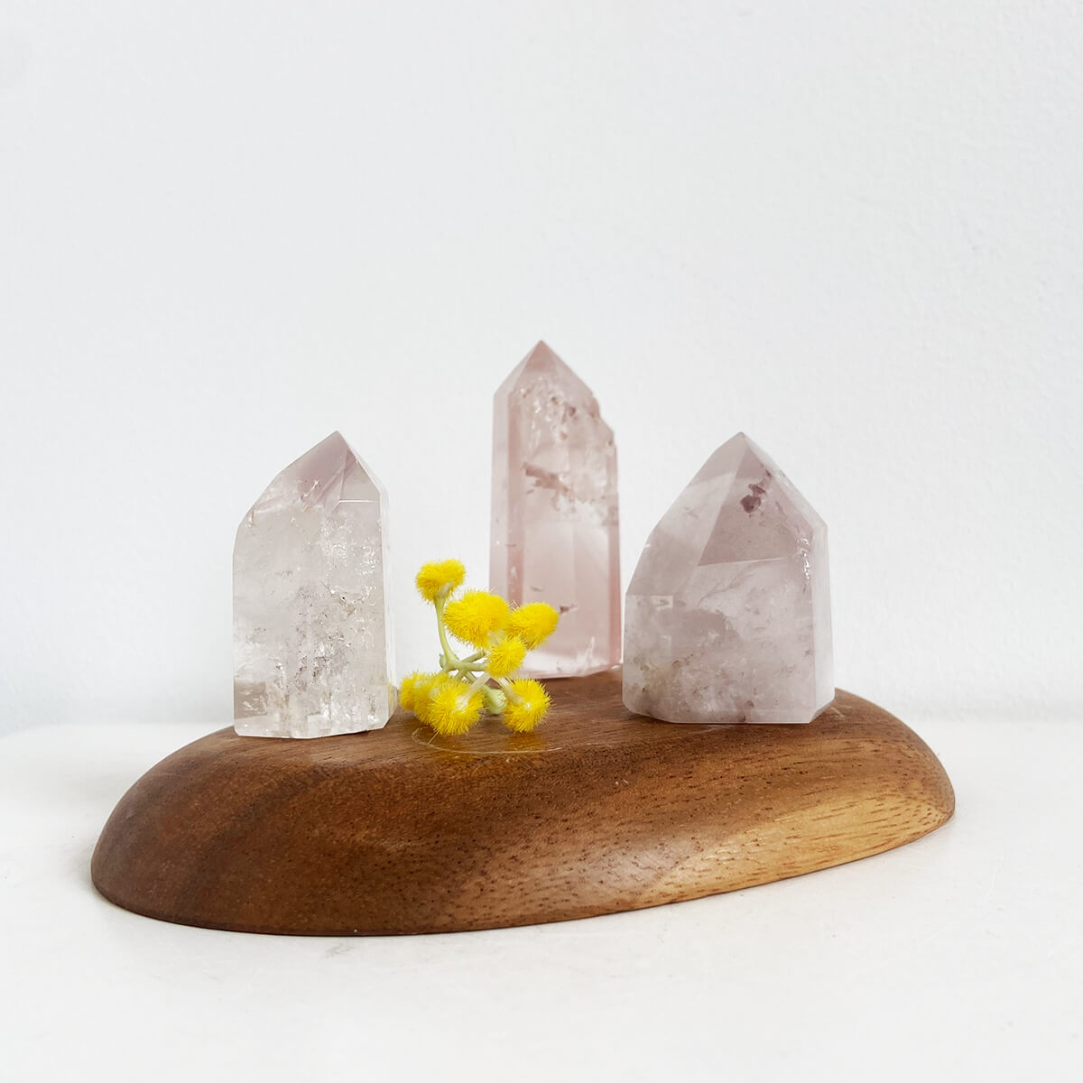 punta de cuarzo con litio mediana