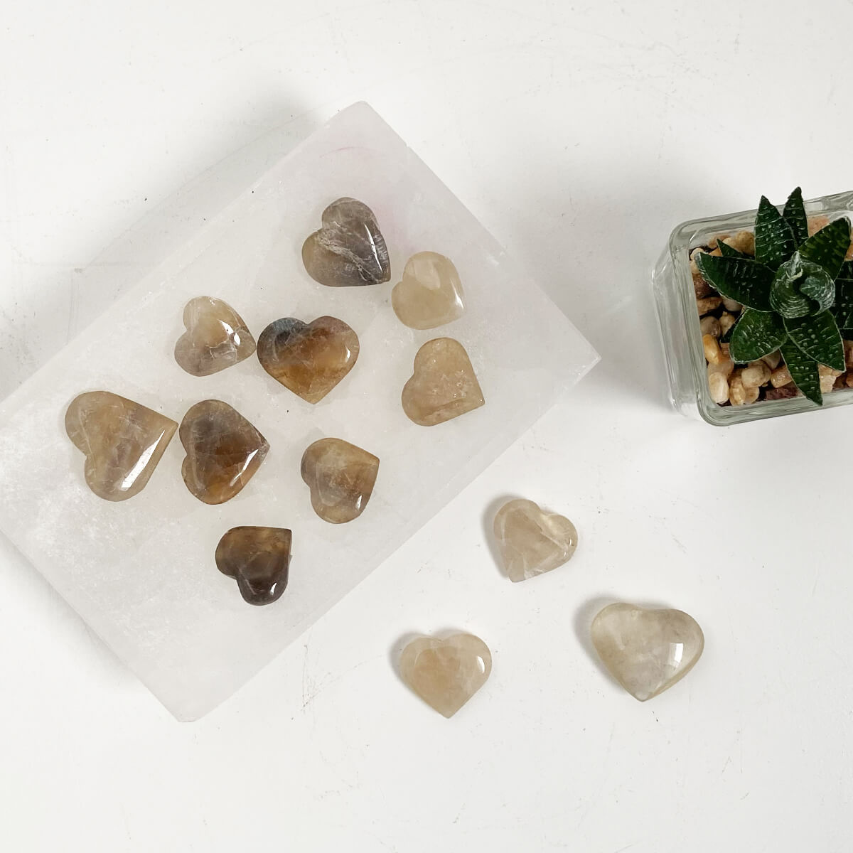 Corazón de citrino mini