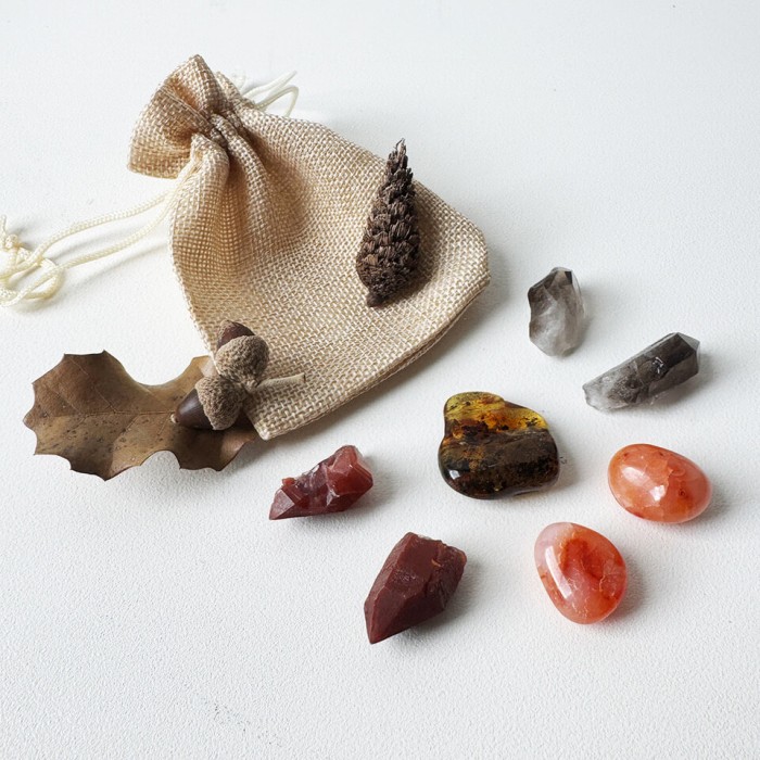 minerales para el otoño