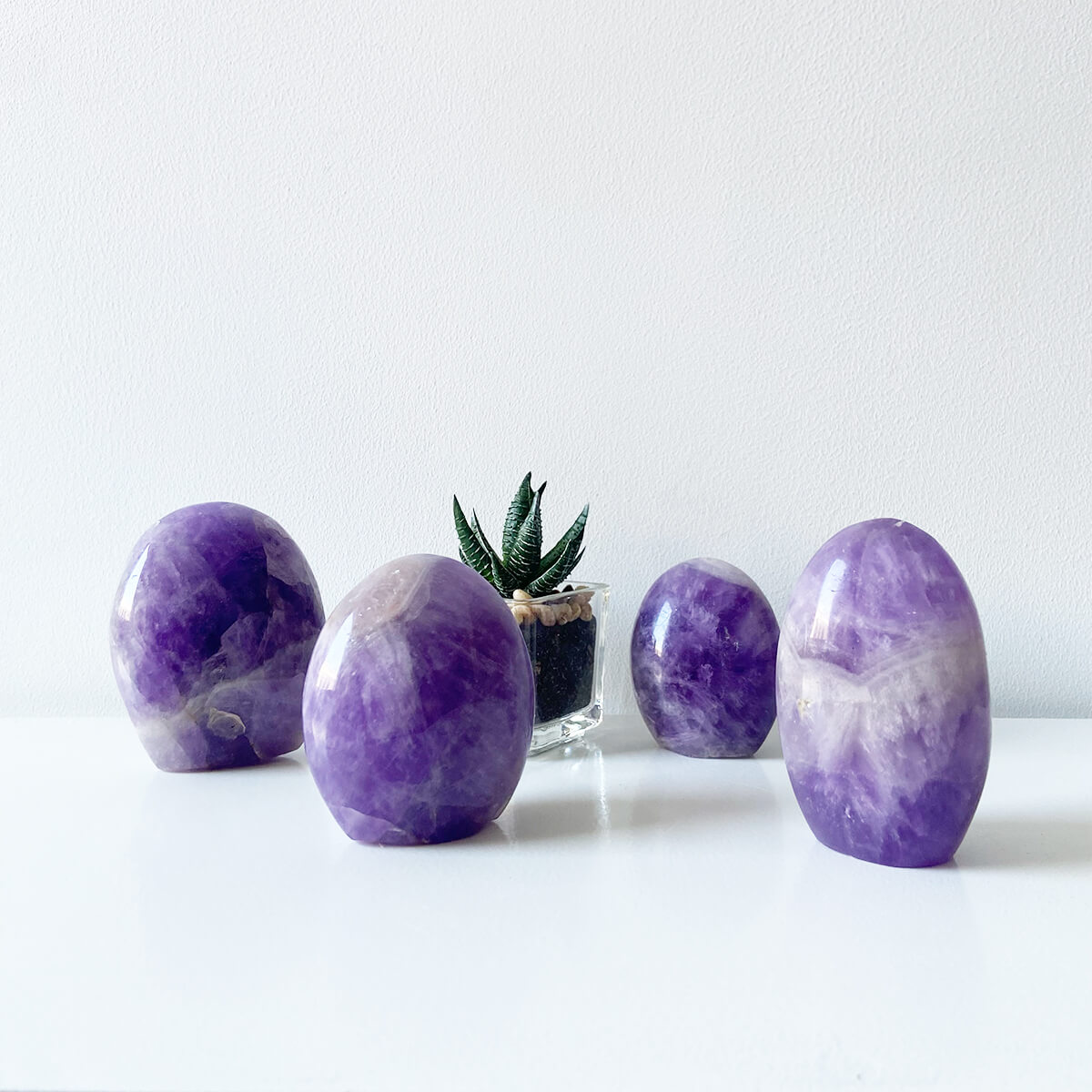 Monolito de amatista chevron pequeño