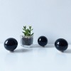 esfera de obsidiana negra